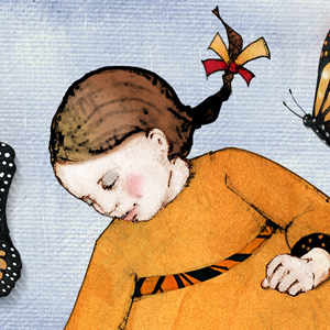 Butterfly girl